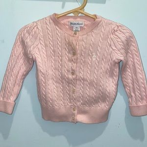 Ralph Lauren Baby Girl Cable-Knit Cotton Cardigan